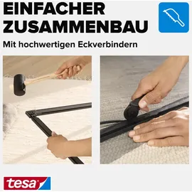 Tesa Fliegengitter Alu Comfort 120 x 150 cm Anthrazit