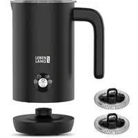Milchaufschäumer Elektrisch - 100% BPA-Frei & 4 Modi inkl. Ersatz Schneebesen I 240ml Milchschäumer elektrisch milk frother I Elektrischer Aufschäumer Milchaufschaeumer I By LEBENLANG