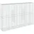 vidaXL Gabione mit Deckel 300 x 50 x 200 cm