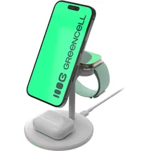 Green Cell Greencell MSST-GC-3IN1-W (20.50 W, Wireless charger Weiss