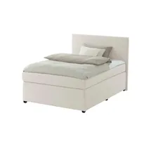Möbel Kraft Boxspringbett 97 x 104 cm H3 Creme