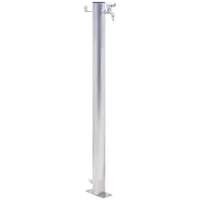VidaXL Wassersäule für den Garten 40 cm Edelstahl Rund