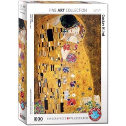 EUROGRAPHICS Puzzle EuroGraphics 6000-4365 Der Kuss von Gustav Klimt, 1000 Puzzleteile bunt