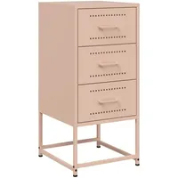 VidaXL Nachttisch Rosa 36x39x78 cm Stahl