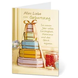 LUMA Geburtstagskarte Geschenke DIN B6
