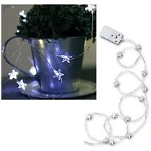 Star Trading LED-Lichterkette 1 m kaltweiß
