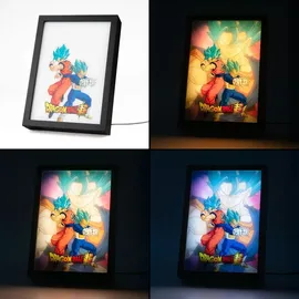 Grupo Erik GPE81217 × Dragon Ball Super LED-Druck mit Rahmen