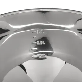 5Five Salatschleuder mit Hebel 3,5 Liter Edelstahl Silber