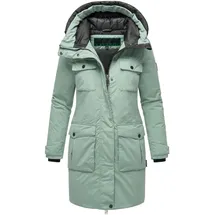 Navahoo Damen, Winterjacke Jacke mit Kapuze Eissturm 14 Smokey Mint Gr. M - M