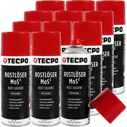 12x TECPO Rostlöser MoS2 Rostschutz Kriechöl... (6,25 € pro 1 l)