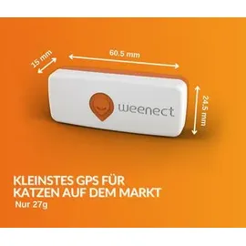 Weenect XS GPS Tracker für Katzen, Weiß