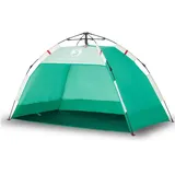 vidaXL Strandzelt 2 Personen Seegrün Quick Release Wasserdicht