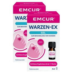 EMCUR Warzen-Behandlungsstift Warzen-Ex Gel, Emcur Warzen-Behandlungsstift mit Trichloressigsäure, 2 x 4 ml