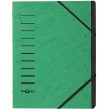 Pagna Ordnungsmappe 7 Fächer grün,