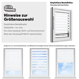 Sekey Doppelrollo 80 x 80 cm Weiß