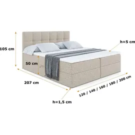 altdecor Marce 160 x 200 cm H3 Beige