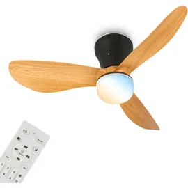 Briloner LUFITO 78 cm Deckenventilator Schwarz