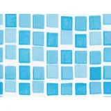 Poolfolie Rund 4,0 x 1,50 m blau mosaik Pool Ersatz Folie Innenhülle Stahlwand