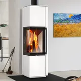 Spartherm Piko L Kaminofen Weiß + 1 m3 Kaminholz gratis