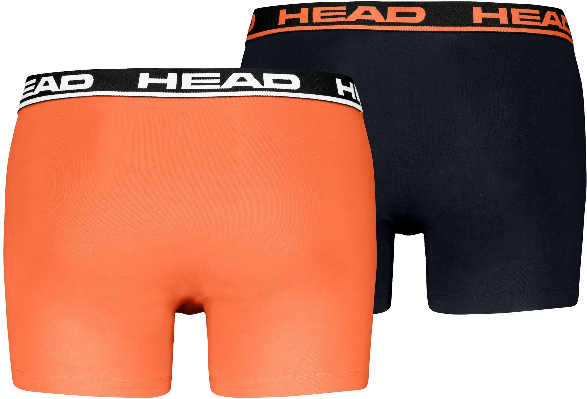 Head Boxershorts »HEAD BASIC BOXER 2P«, (2er Pack), mit elastischem Logobund Head orange / black M