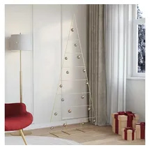 vidaXL Metall Weihnachtsbaum Gold 211 cm