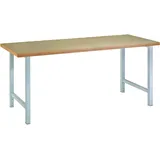 Thur Metall Werkbank (BxTxH) 2000 x 700 x 840 mm, 1 Multiplexplatte RAL 7035 - 51.050.020