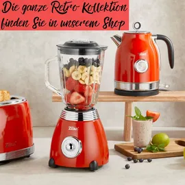 Zilan 60er Jahre Retro 2 Scheiben Doppelschlitz Toaster 850 Watt