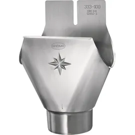 gromo Einhangstutzen Zink 5-tlg 400. Für 120 Mm Fallrohr