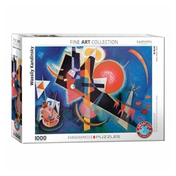 EUROGRAPHICS Puzzle Im Blau von Wassily Kandinsky, 1000 Puzzleteile bunt