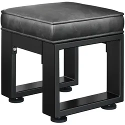 MORENA | Bistro Sitzhocker | B:H 40 x 51cm | Schwarz/ Anthrazit