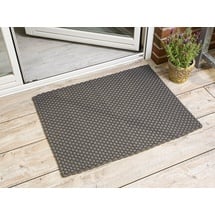 PAD Outdoorteppich Uni 72 x 92 cm Polypropylen Grau Stein