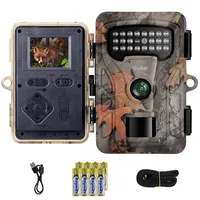 Rollei Wildkamera HD-30, 48MP 4K Wildtierkamera mit Bewegungsmelder Nachtsicht Infrarot Jagdkamera mit Akku & 2'' IPS-Display 0,4s Auslösezeit 0,4 Sek.