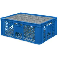 BRB-Lagertechnik BRB Gläserkiste 600x400 mm für 24 Gläser bis