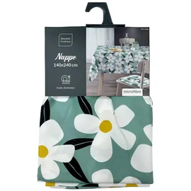 bricoline Tischdecke Douceur d'intérieur Darcy 140 x 240 cm Grün