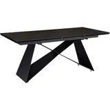 FineBuy Esstisch 180 x 78 x 95 cm Schwarz