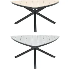 Gardissimo ARMATI Nonwood Alu-Gartentisch Gartenmöbel 170cm ( Triangel ) anthrazit / hell