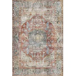 Bamyum Tolas Bedruckter 80x300 Teppich Chenille-Druck Maschinell Hergestellt