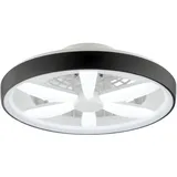 Brilliant LED Deckenleuchte mit Ventilator Gaiano Ø 48 cm 48 W schwarz