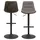 Actona 2er Set Actona Barhocker Adisa Stoff Braun Graubraun