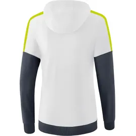Erima Hoodie Squad Weiß/Slate Grey/Bio Lime 36