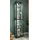 VCM Standvitrine Kavisa 50 x 30 x 227 cm Schwarz
