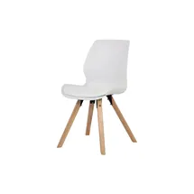 CLP Esszimmerstuhl Luna weiß Kunststoff