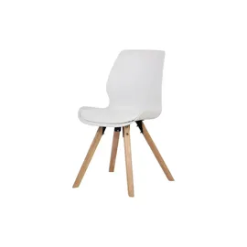 CLP Esszimmerstuhl Luna weiß Kunststoff