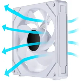 Lian Li UNI FAN SL-INF 140 ARGB Reverse Blade PWM Lüfter - 140mm, weiß