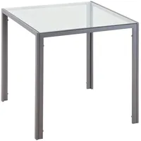 Homcom Esszimmertisch 75 x 75 x 75 cm grau