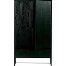 Woood Silas Hochkommode 85 x 35 x 149 schwarz