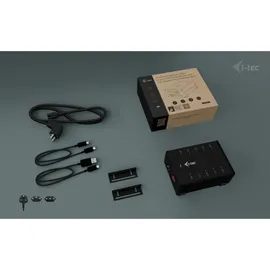 iTEC i-tec 10-fach USB-C Hub + Charger/Ladegerät, 10x 15W Power Delivery für Smartphones, Tablets und andere Smart-Devices