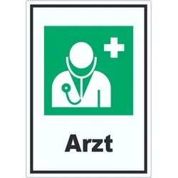 Arzt Aufkleber A9 (37x52mm)