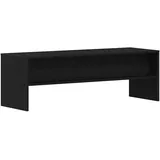 vidaXL TV-Schrank Eichen-Optik 120x40x40 cm Schwarz Holzwerkstoff