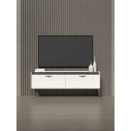 OTTO home Sofy TV-Lowboard 167 x 66 cm Grau/Weiß MDF/Metall
